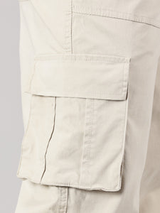 Relaxed Fit Cargos Oatmeal