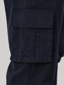Relaxed Fit Cargos Navy