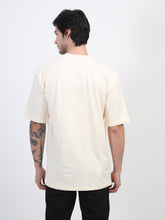 Load image into Gallery viewer, Heavyweight Oversized Solid T-Shirts Cream stone
