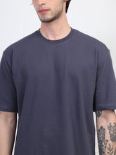 Load image into Gallery viewer, Heavyweight Oversized Solid T-Shirts Steel grey
