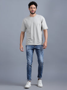 Heavyweight Oversize Solid T-Shirt Space Grey