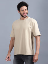 Load image into Gallery viewer, Heavyweight Oversize Solid T-Shirt Beige
