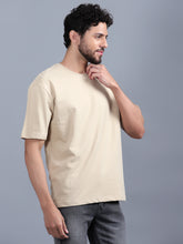 Load image into Gallery viewer, Heavyweight Oversize Solid T-Shirt Beige
