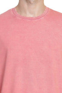 Heavyweight Oversize Stone Washed T-Shirt Onion Pink