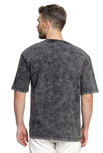 Heavyweight Oversize Stone Washed T-Shirt Grey