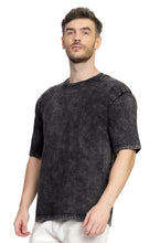 Load image into Gallery viewer, Heavyweight Oversize Stone Washed T-Shirt Black
