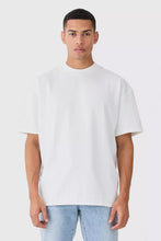 Load image into Gallery viewer, Heavyweight Oversize Solid T-Shirt White
