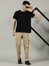Load image into Gallery viewer, Relaxed Fit Twill Cargos Beige
