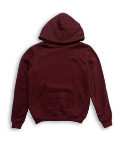 THE WARM RELAXED FIT HOODIE: MAROON