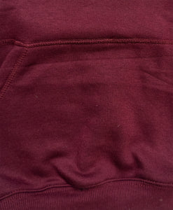 THE WARM RELAXED FIT HOODIE: MAROON