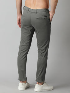 Steel Grey Twill joggers