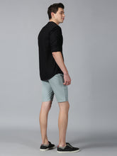 Load image into Gallery viewer, Mint Blue stretch men chino shorts
