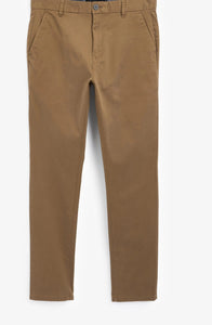 An Everyday Classic Caramel brown Stretch Men Chinos