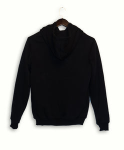 THE WARM RELAXED FIT HOODIE: BLACK