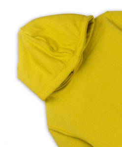 THE WARM RELAXED FIT HOODIE: MUSTURD YELLOW