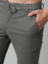 Load image into Gallery viewer, Steel Grey Twill joggers
