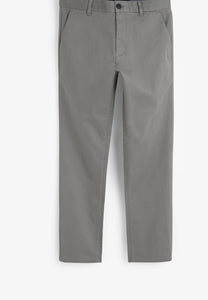 An Everyday Classic Grey Stretch Men Chinos