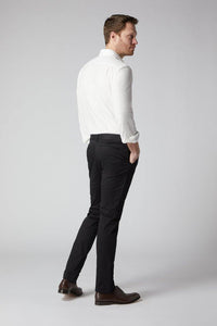 An Everyday Classic Black Stretch Men  Chinos - Mark Morphy